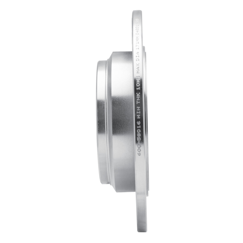 Acura RL Brake Rotor (1) - Rear Left - R1 Concepts - Drilled & Slotted - Silver - `99-`01